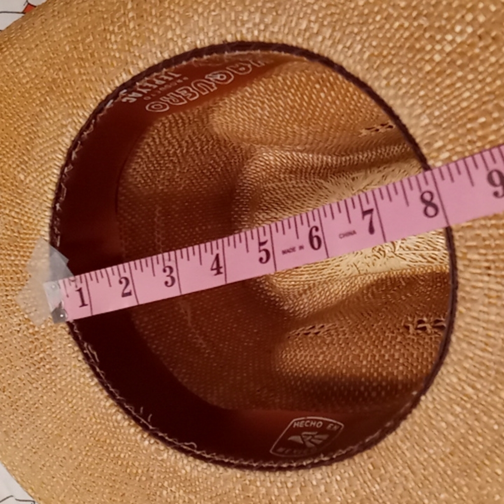 Vintage,Cowboy/Cowgirl Hat from Mexico with Unique Feather Headband - Picture 8 of 11